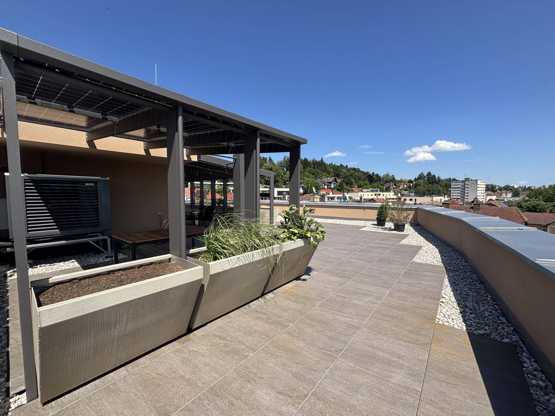 Hochbeete Dachterrasse