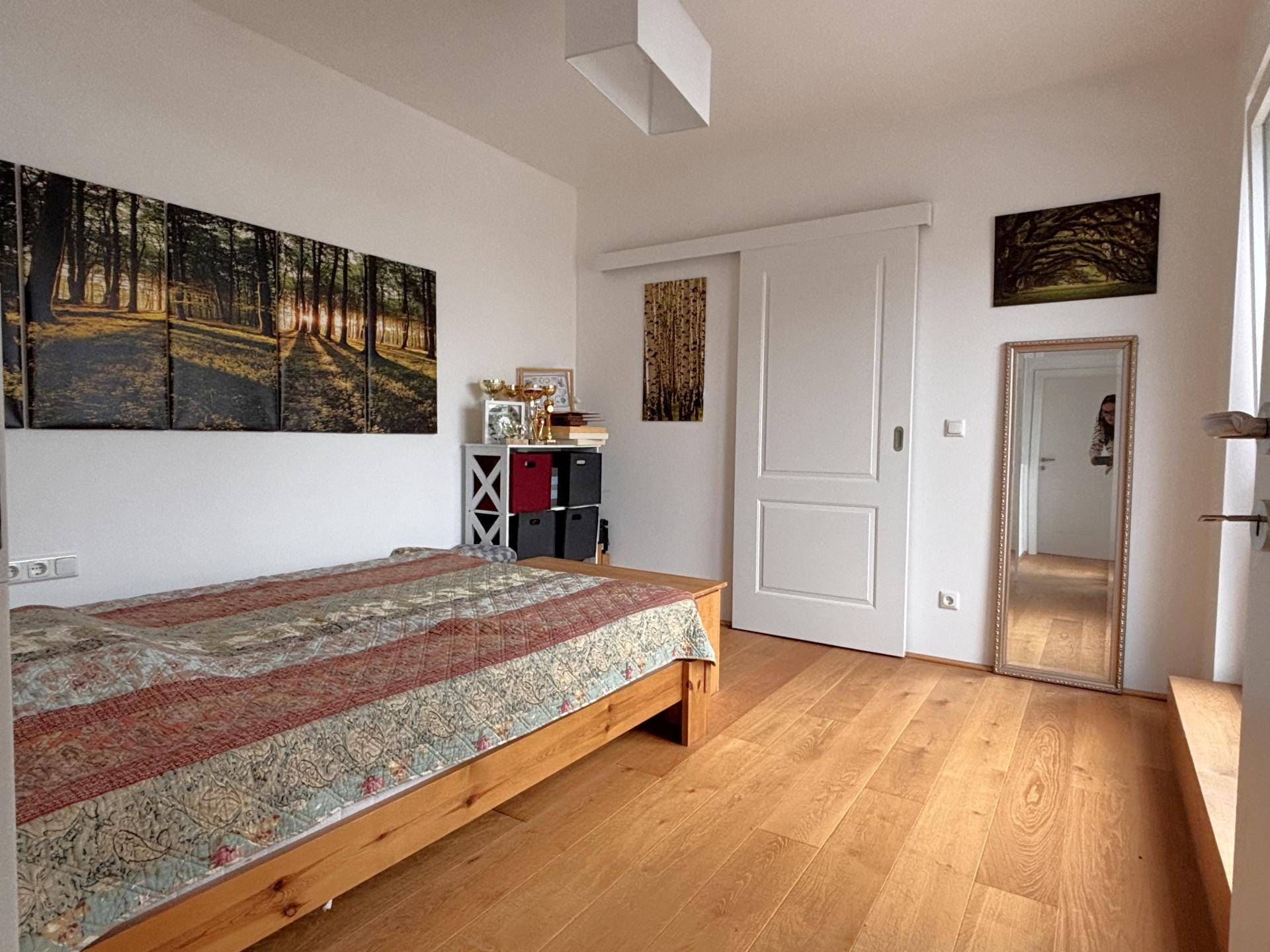 Schlafzimmer mit Schrankraum