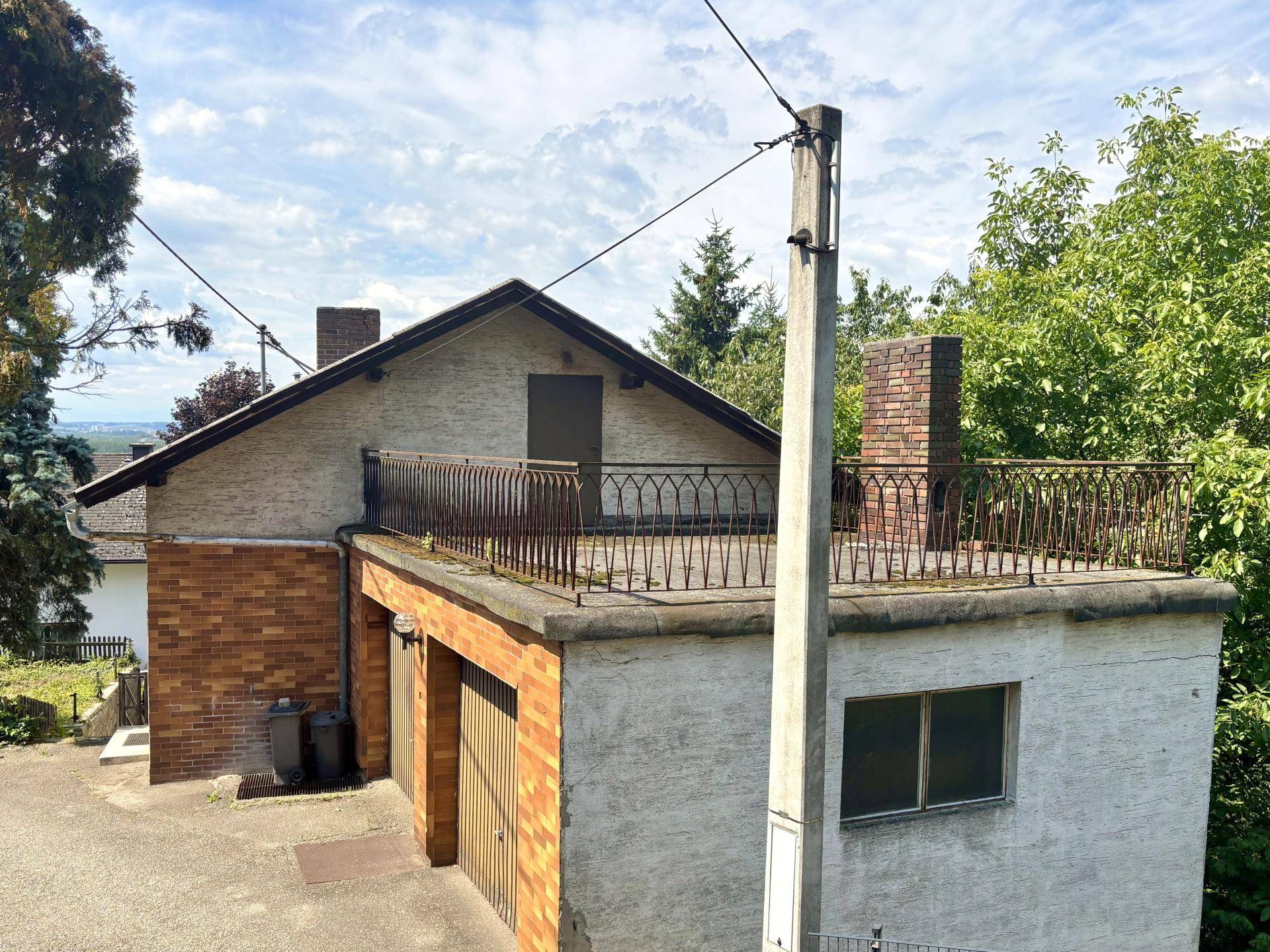 Außenansicht und Dachterrasse Haus Nr. 17