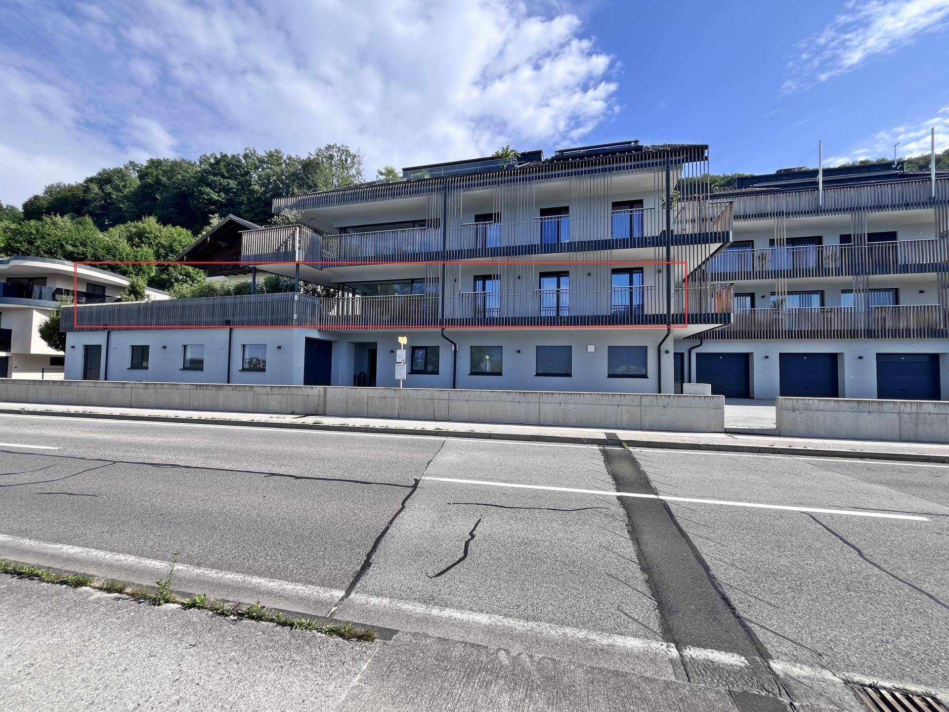 Außenansicht Haus - Kennzeichnung Wohnung