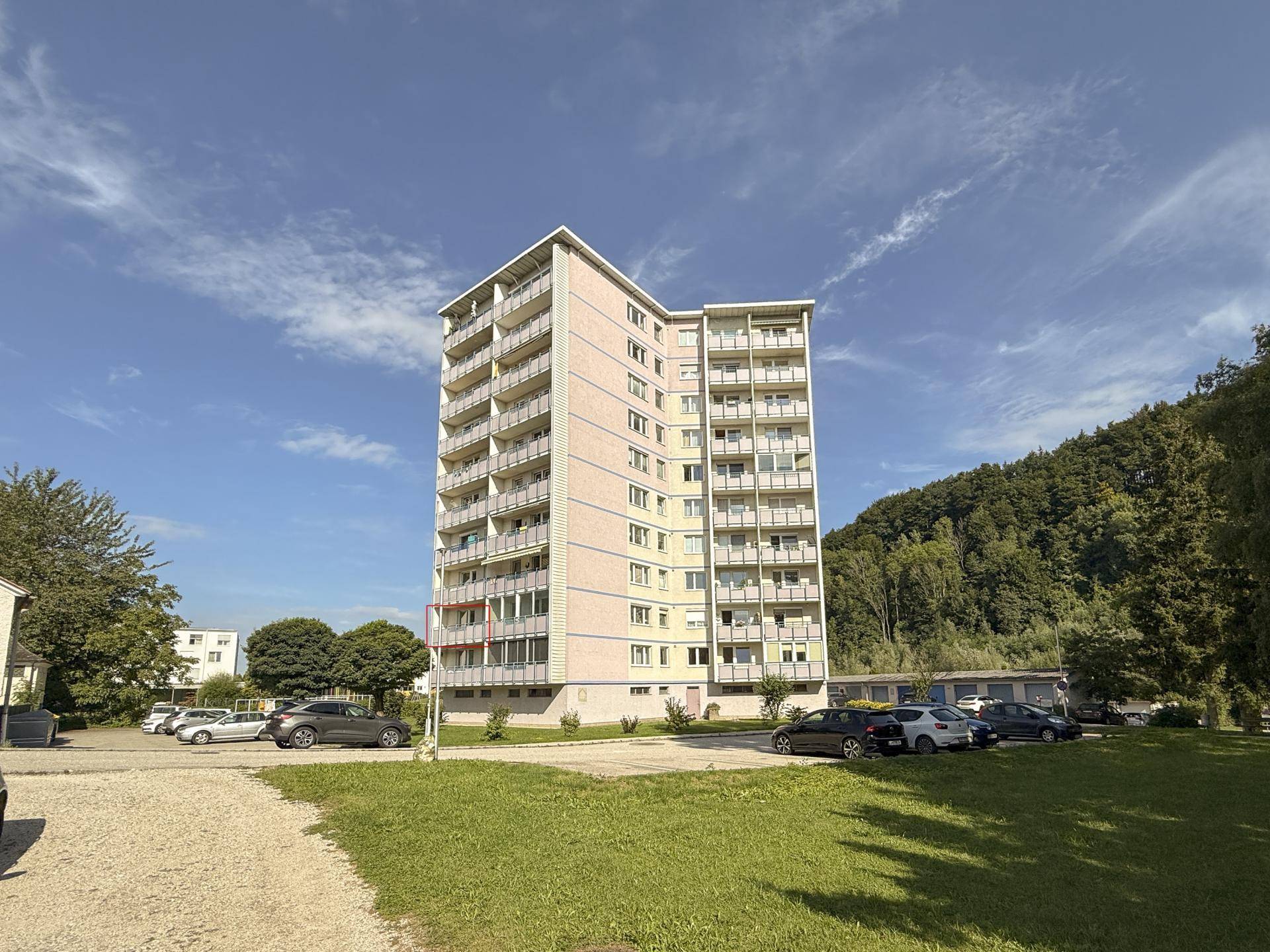 Außenansicht Haus (Kennzeichnung Wohnung)