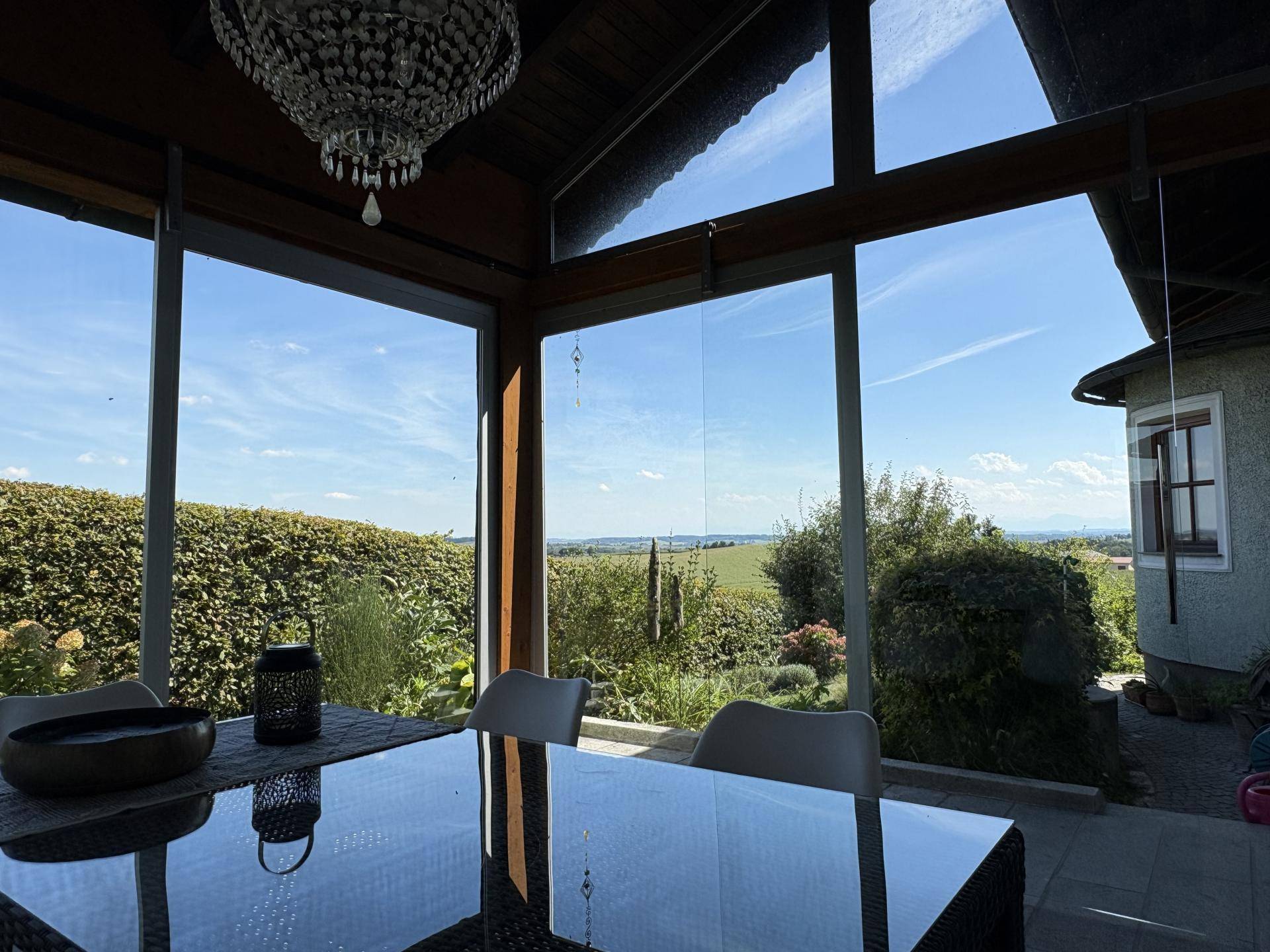 Überdachte Terrasse