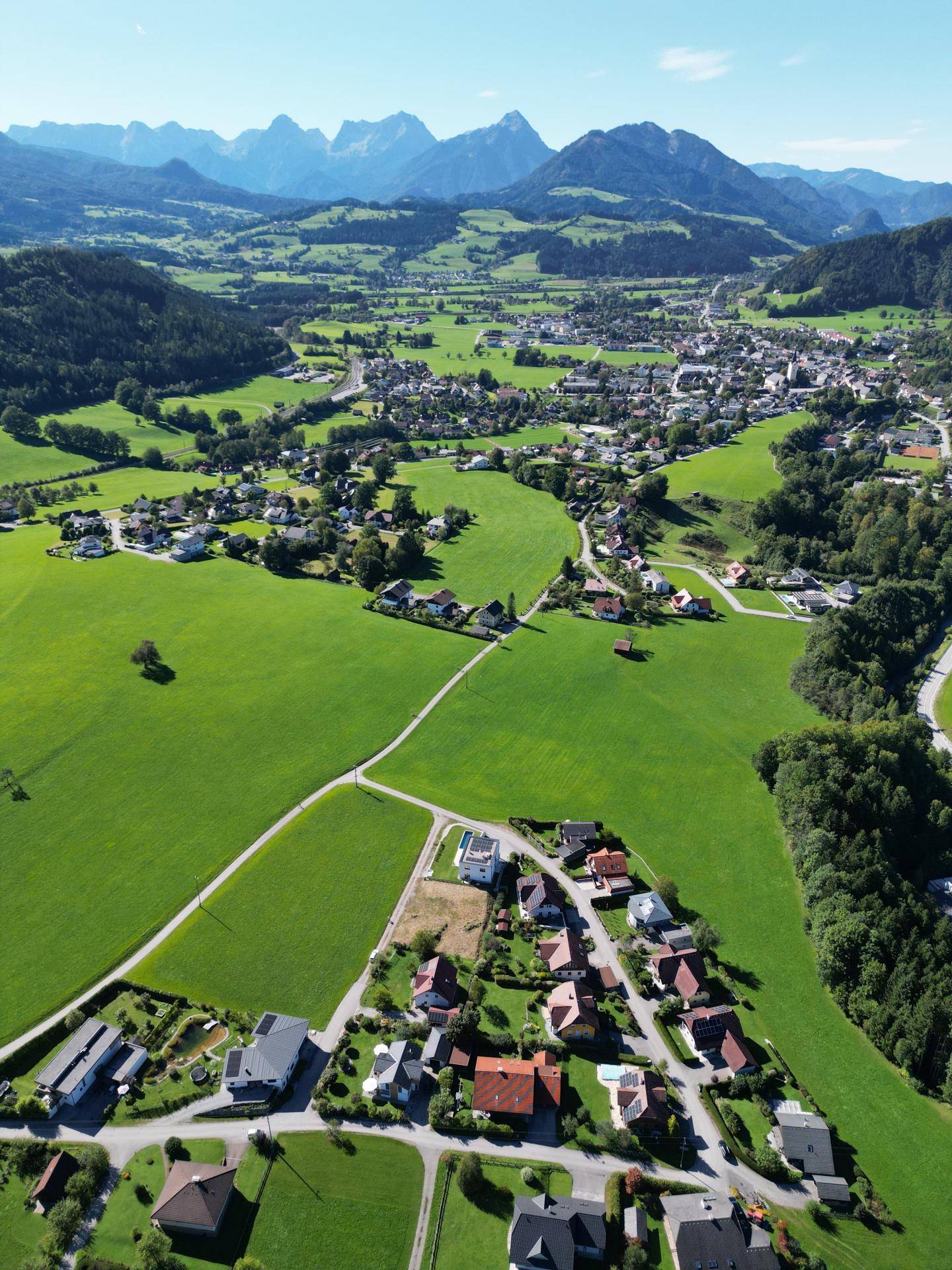 Baugrund Edlbach (Drohenfoto)