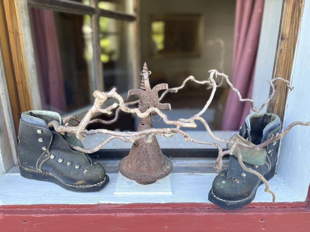 Dekoration mit alten Schuhen