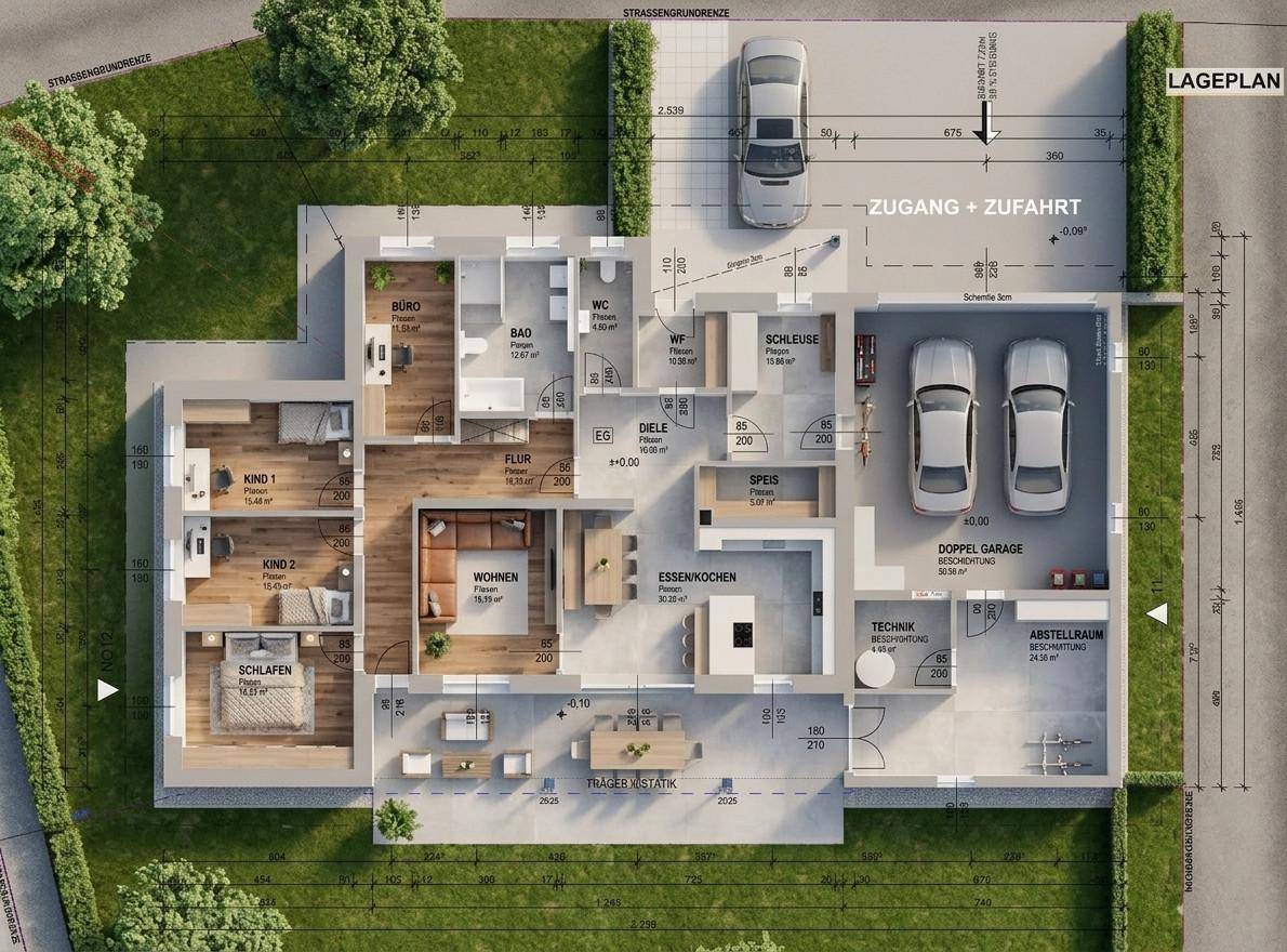 Grundrissplan
