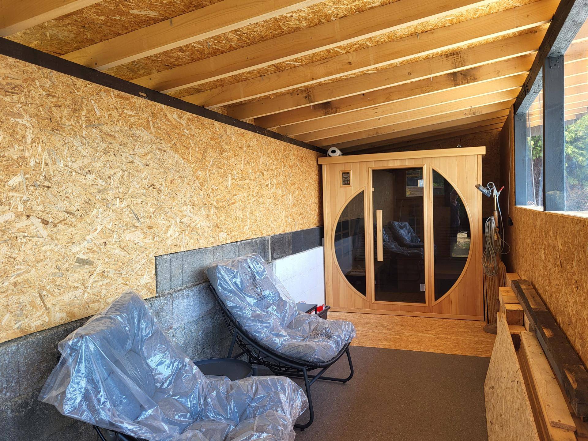 Gartenhütte 2 mit Sauna