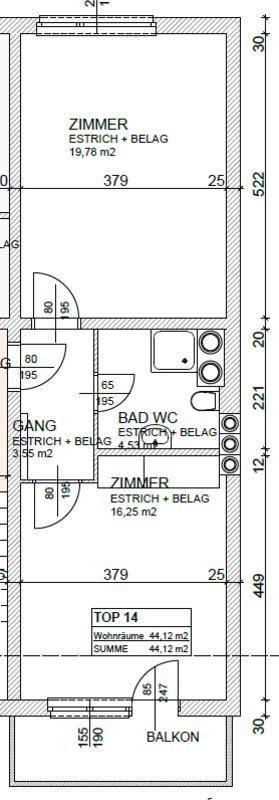 Grundrissplan