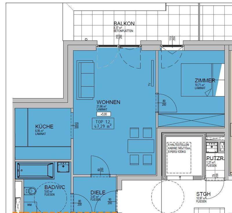 Grundrissplan