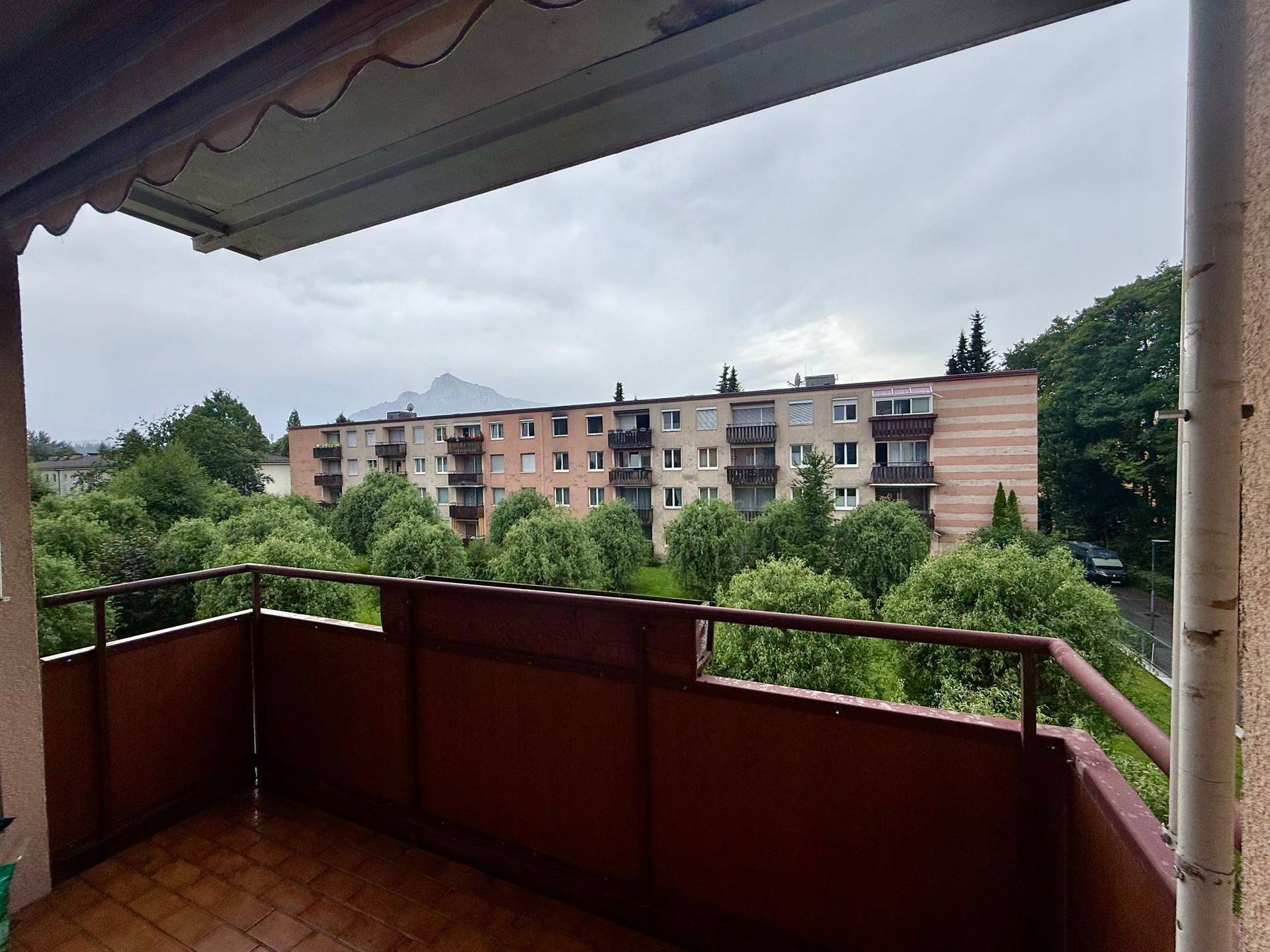 Ausblick Loggia und Balkon