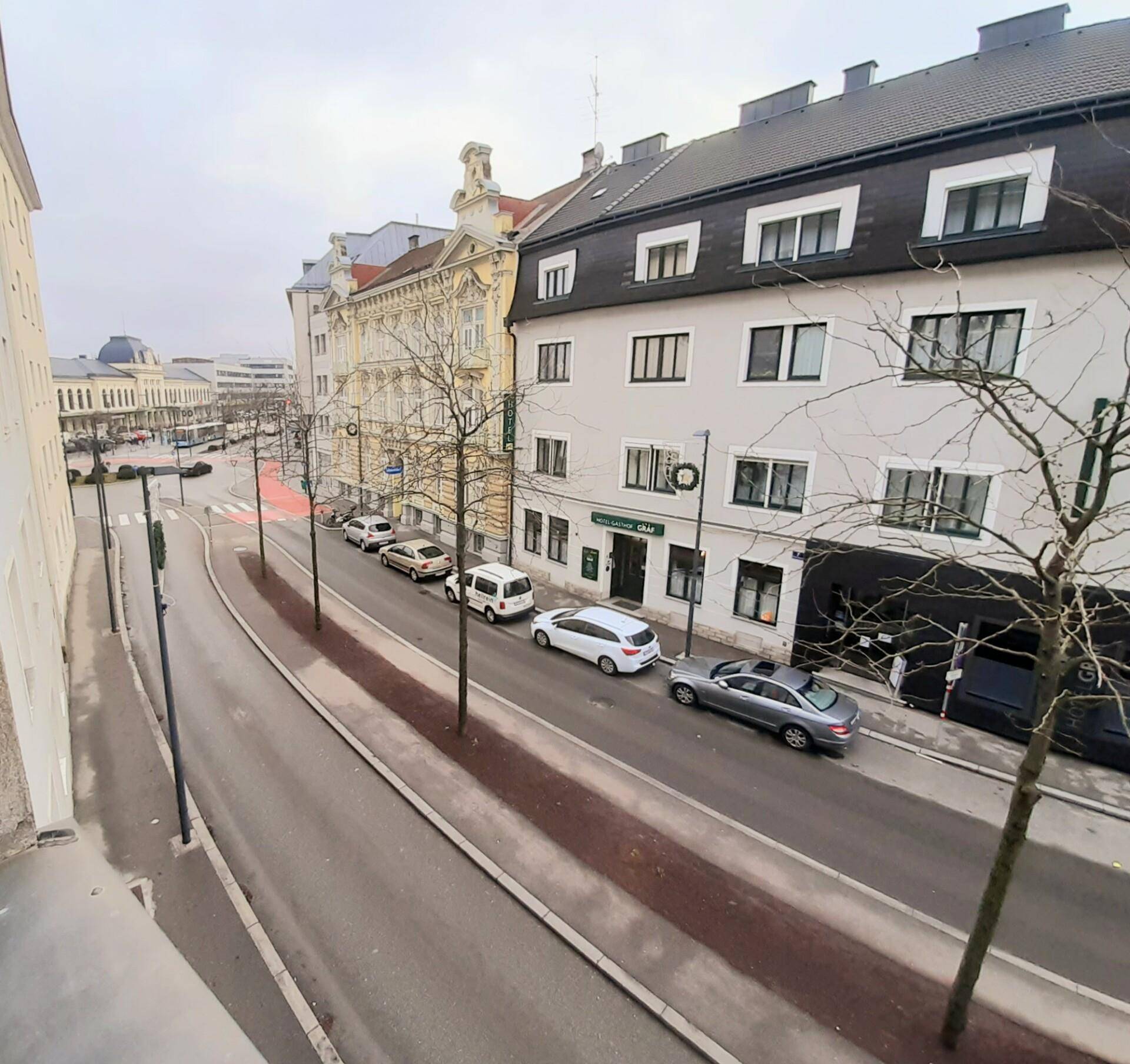 Aussicht straßenseitig
