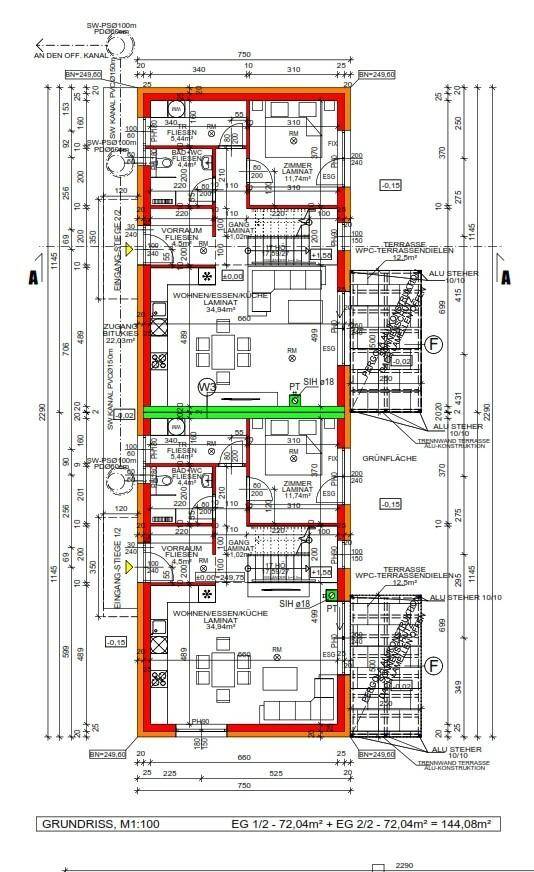 Grundriss EG C + D