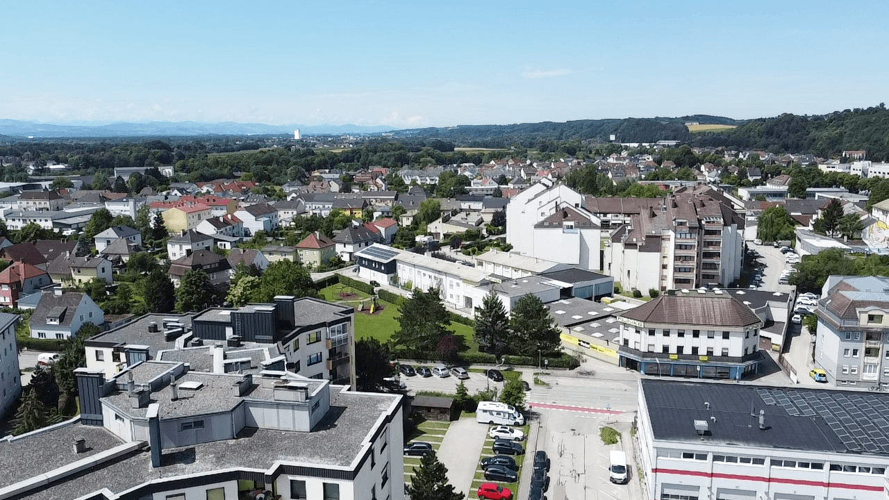 Blick auf Amstetten