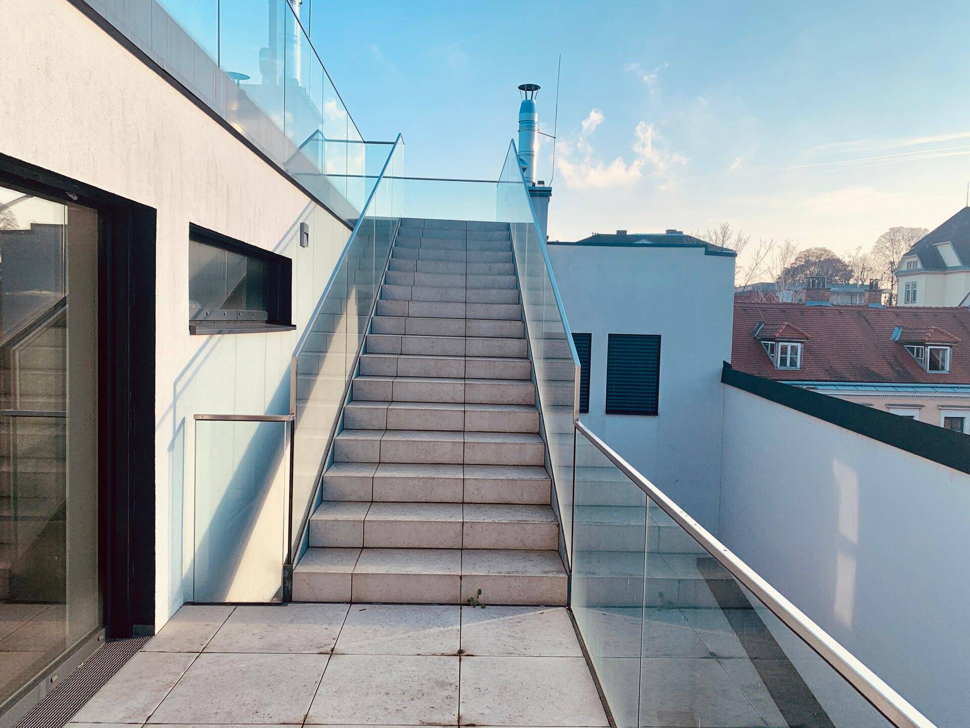 Stiegenaufgang Terrasse