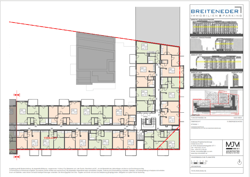 Geschoßplan 5.OG Tokiostraße