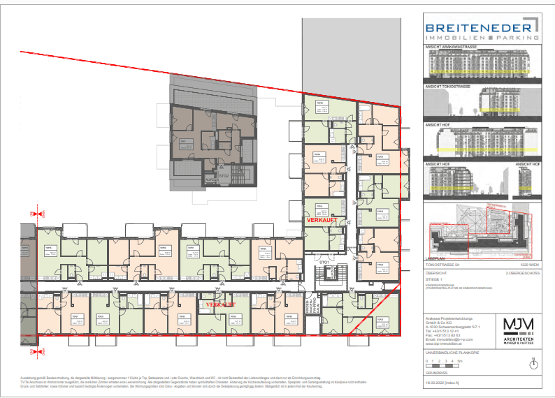 Geschoßplan 2.OG Tokiostraße