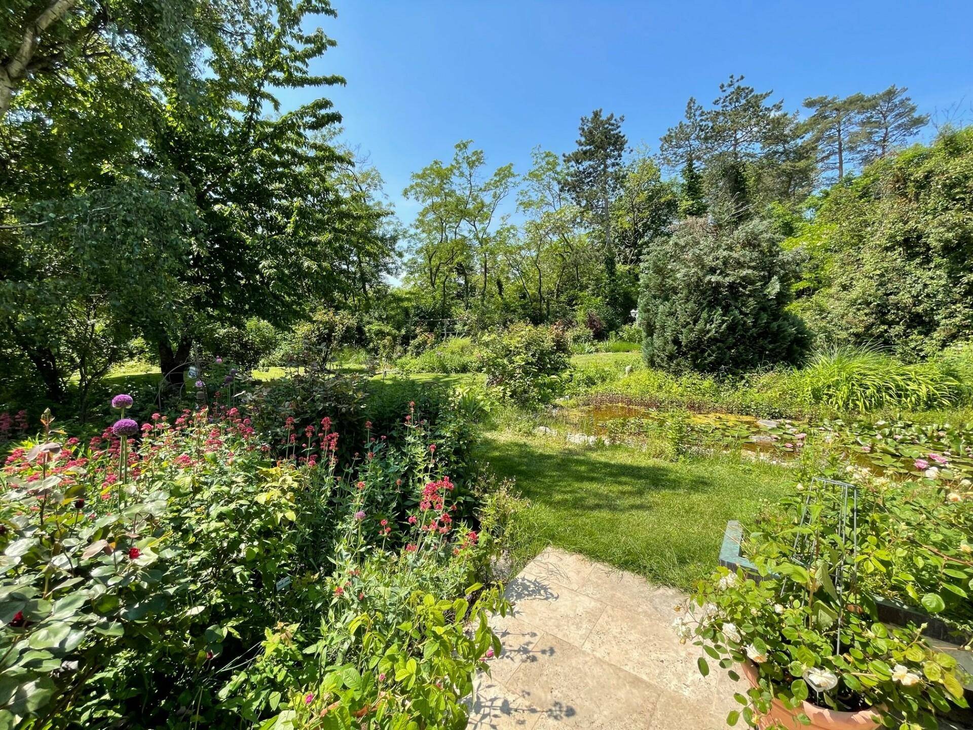 Garten mit Teich
