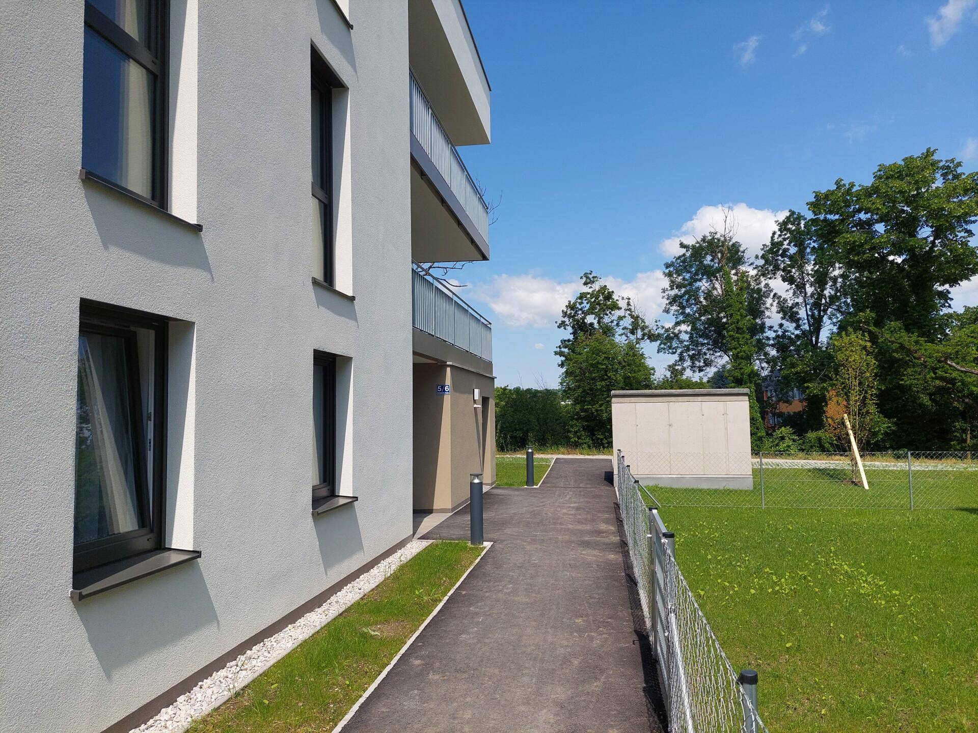 Zugang Wohnblock