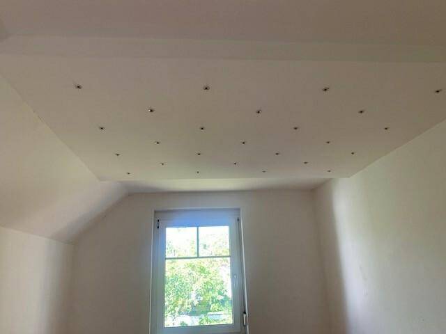 Sternenhimmel im Schlafzimmer