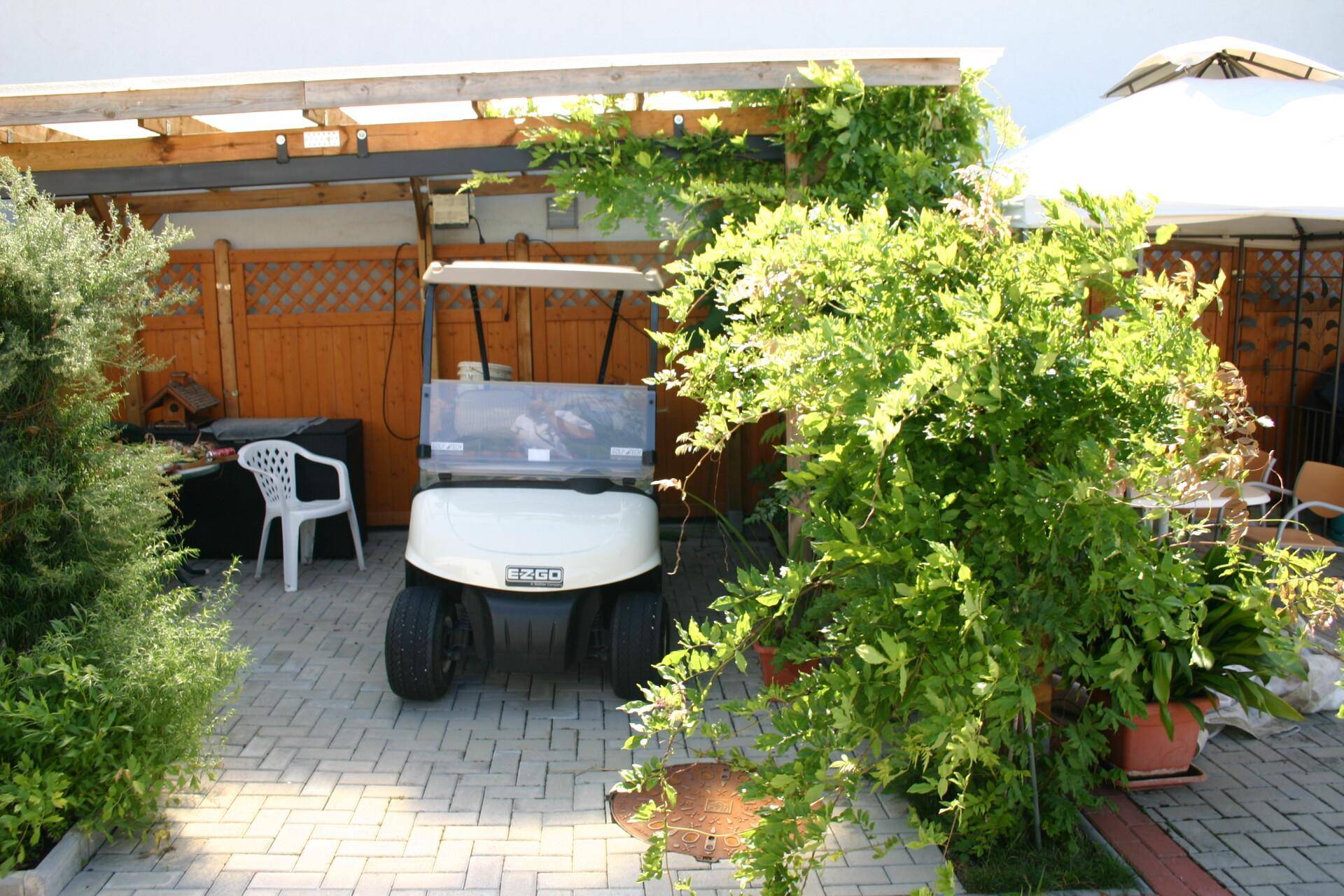 Carport_Golfwagen