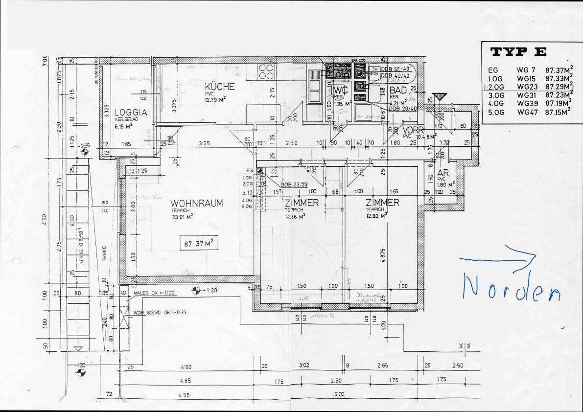 Wohnungsplan