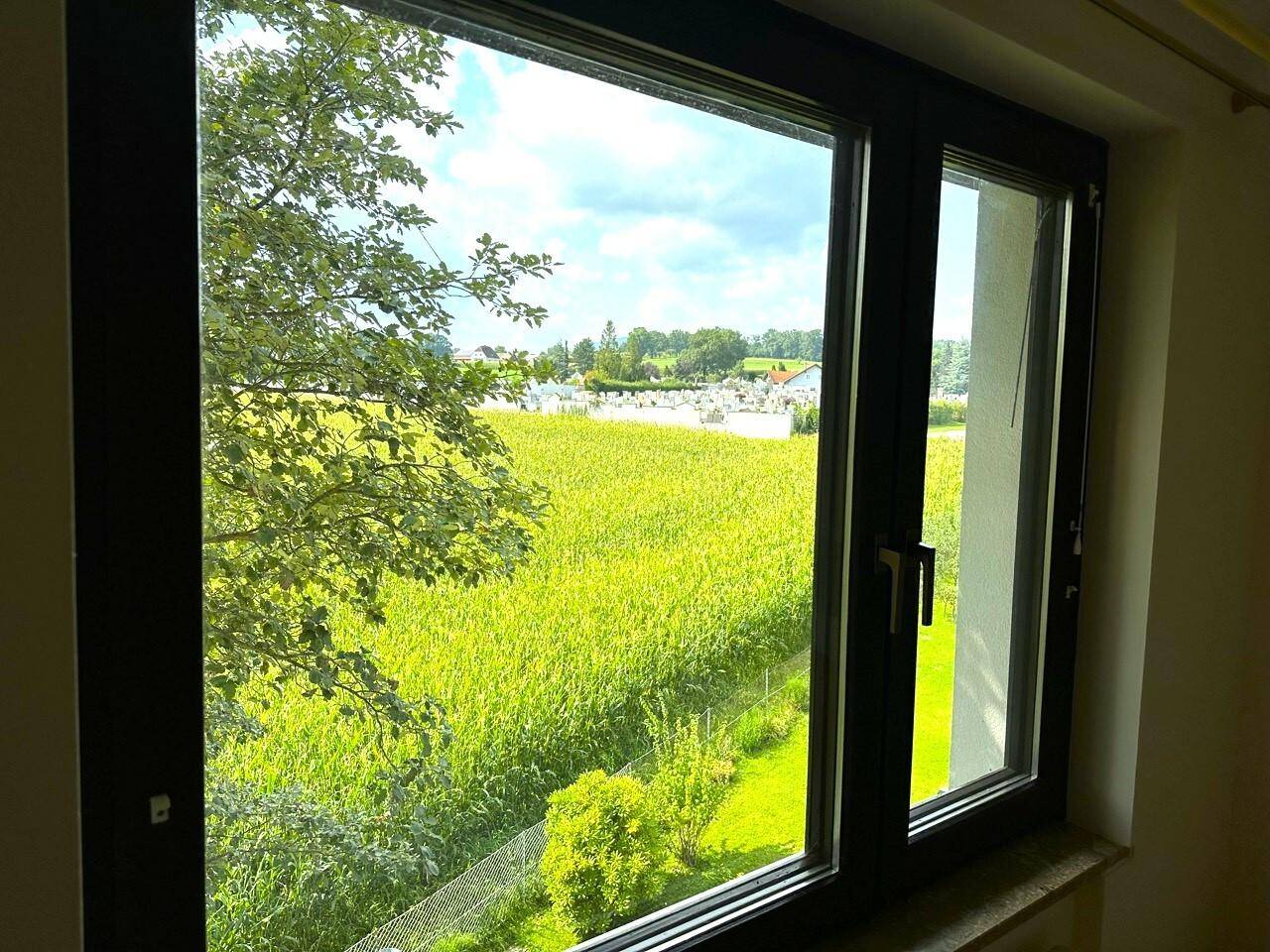 Ausblick Schlafzimmer