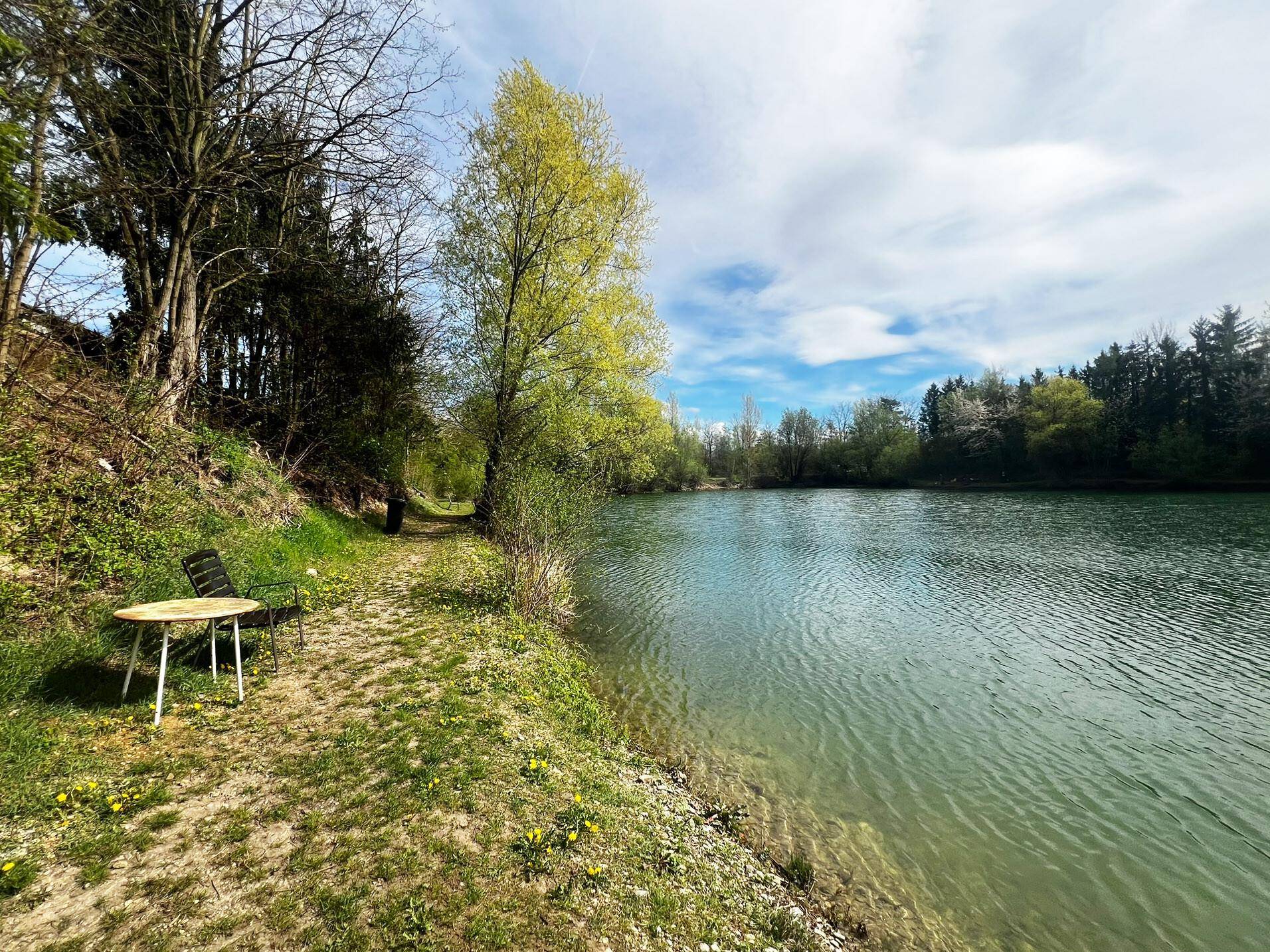 Blick auf See/Teich