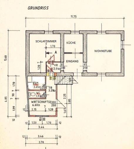 Grundriss Haus 1