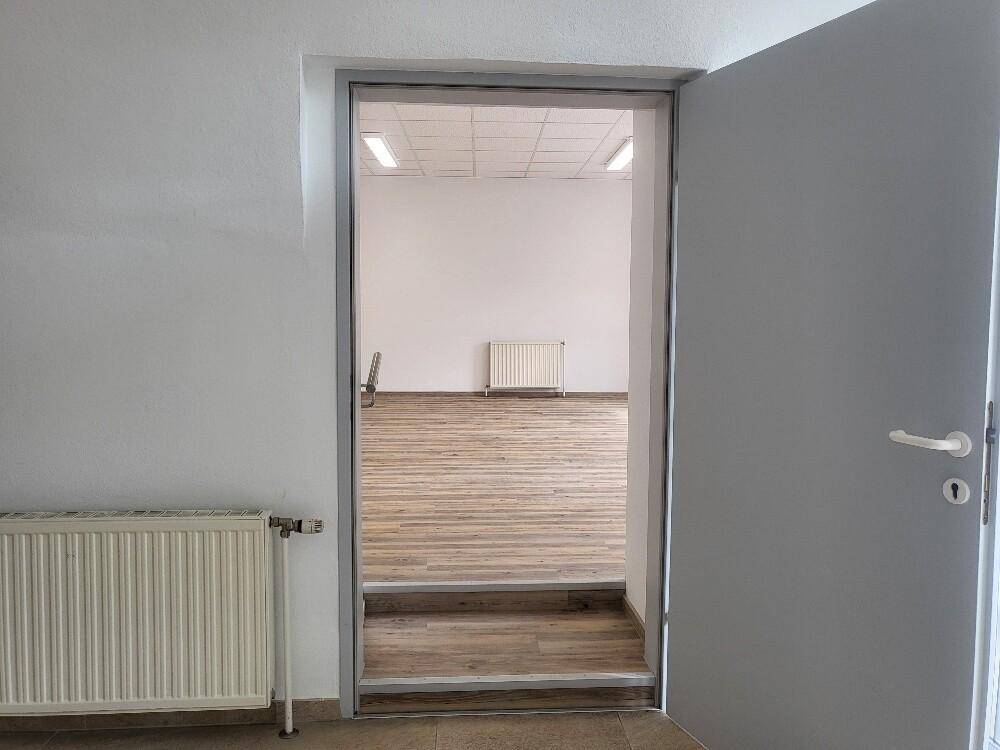 Zugang Büro rechts groß mit 2 Stufen