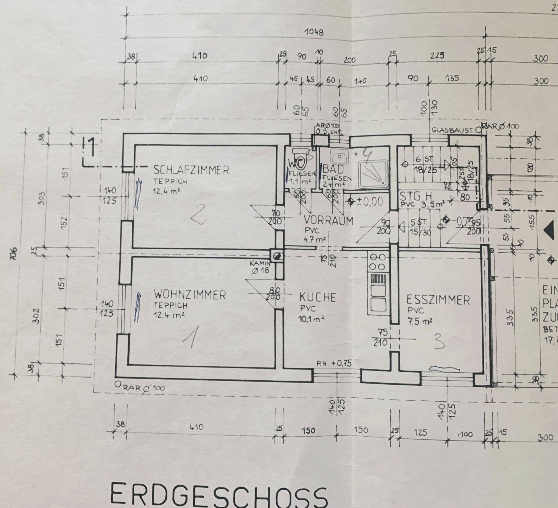 Grundriss Altbestand