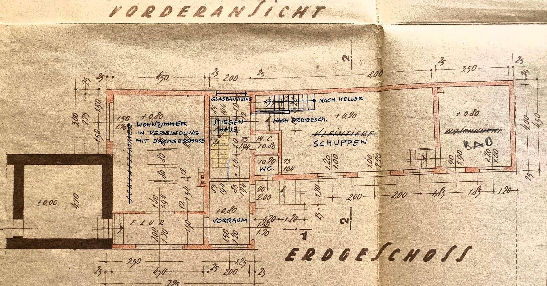 Grundriss Erdgeschoß