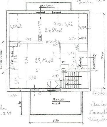 Grundriss Dachgeschoß