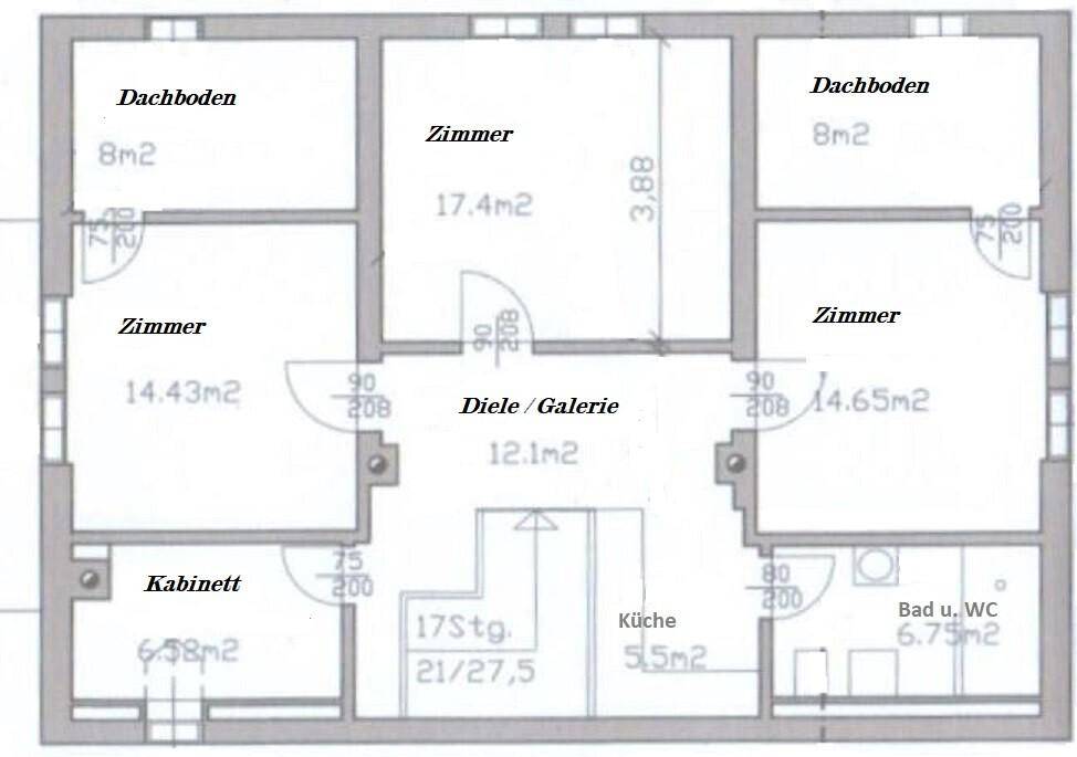 Grundrissplan OG