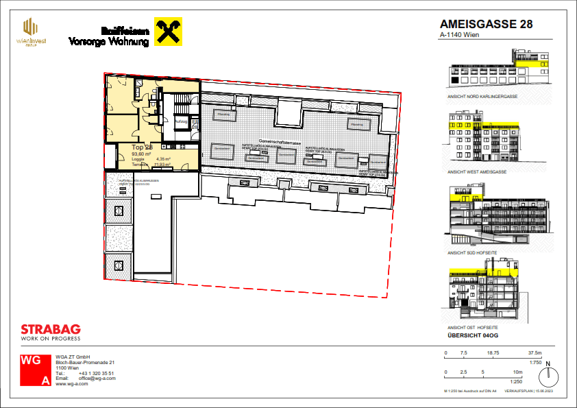 Geschoßplan 3. Obergeschoß