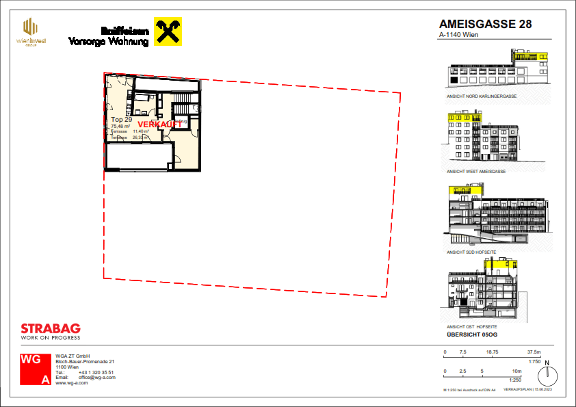 Geschoßplan 4. Obergeschoss