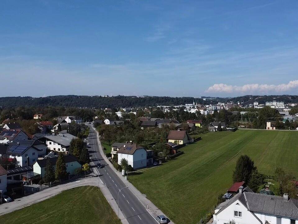 Blick gen Amstetten (Drohne)