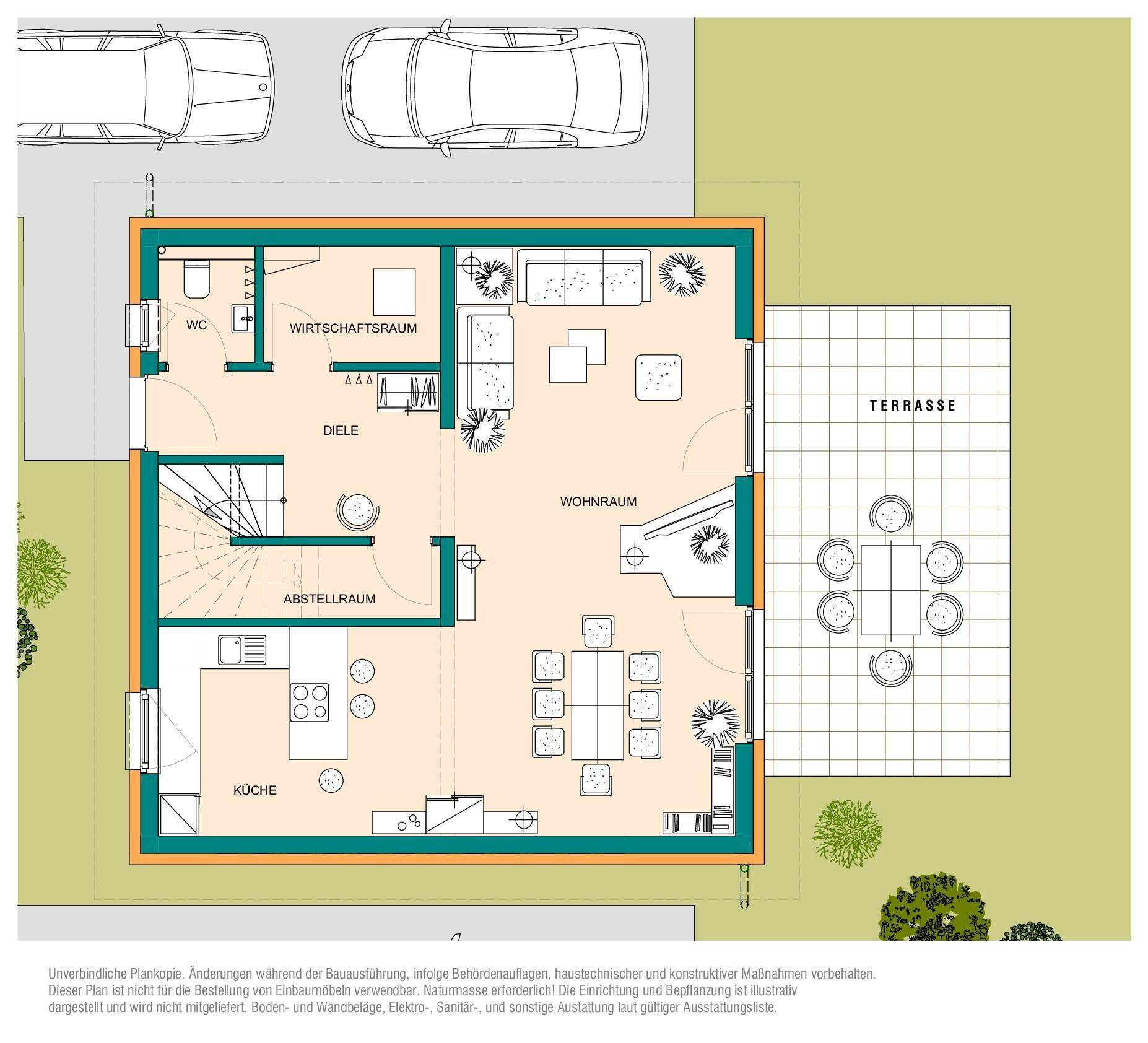 Plan Erdgeschoss