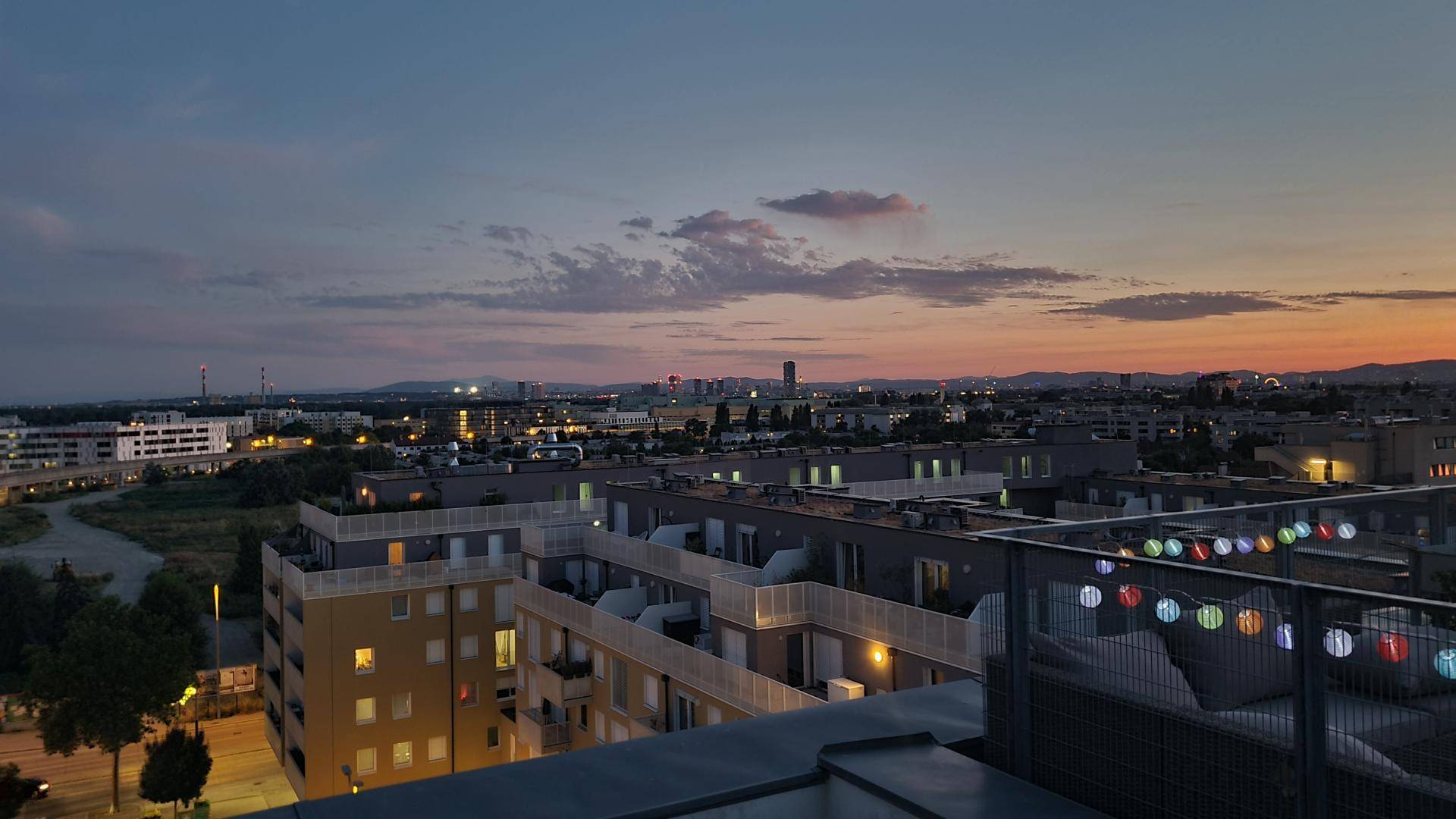 Ausblick von Dachterrasse