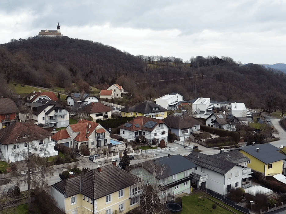 Blick über die Siedlung gen Maria Taferl