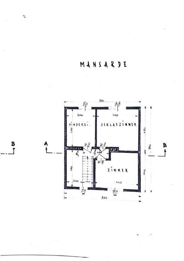 Plan Dachgeschoß