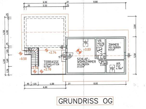 Grundriss Obergeschoss