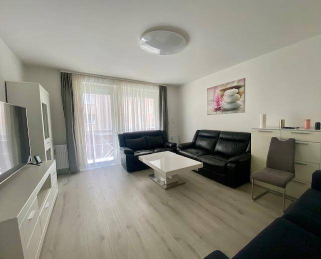 großes Wohnzimmer mit Loggiazugang