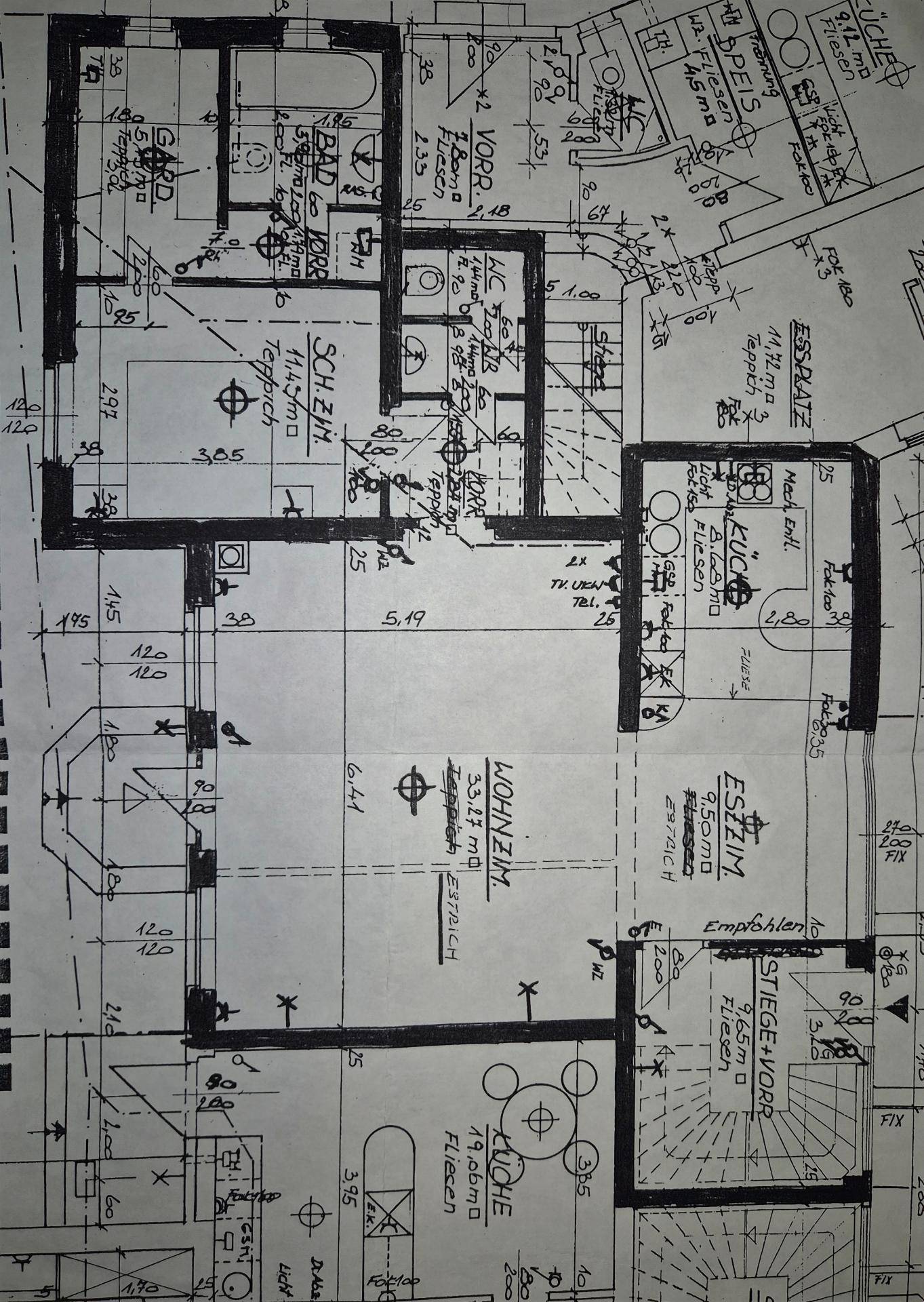 Plan Erdgeschoss
