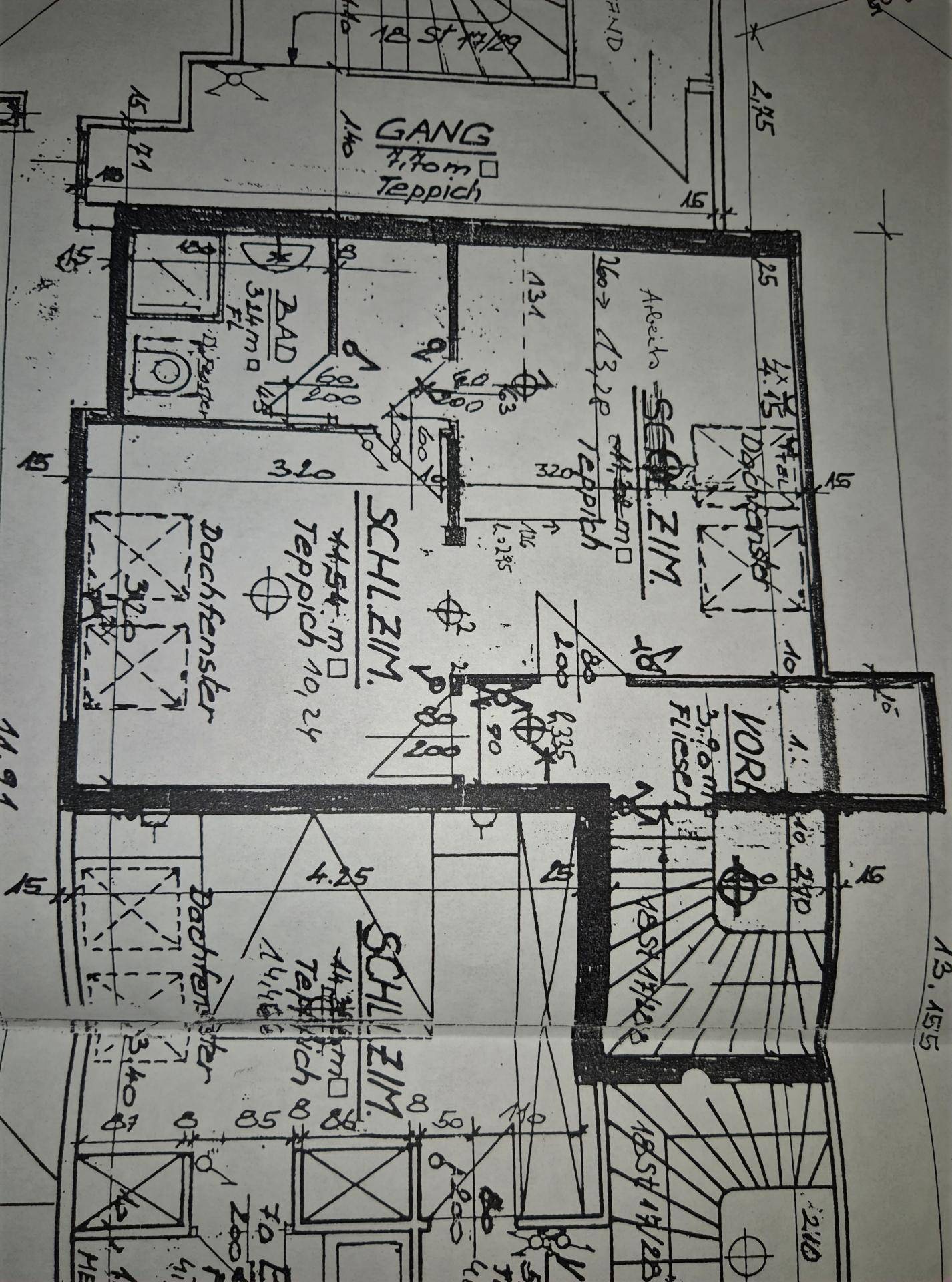 Plan Obergeschoss