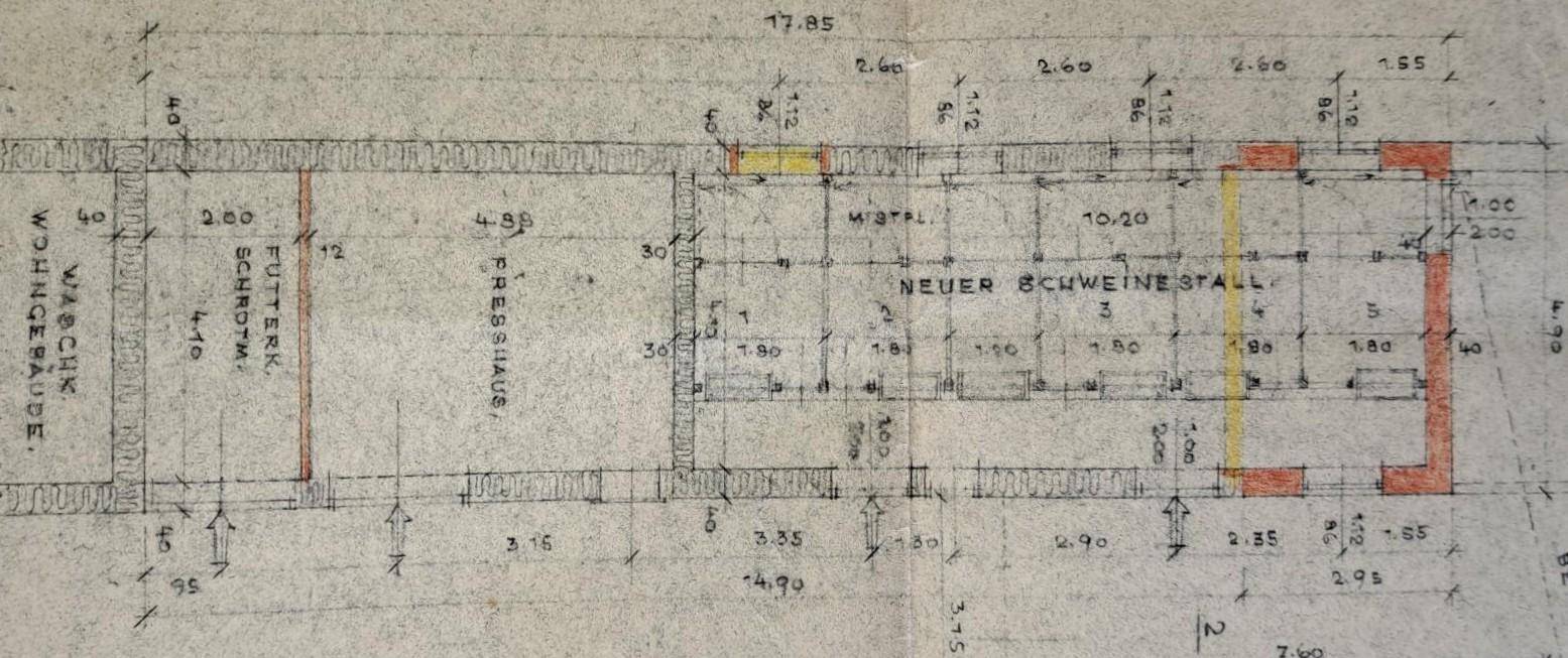Nebengebäude Plan