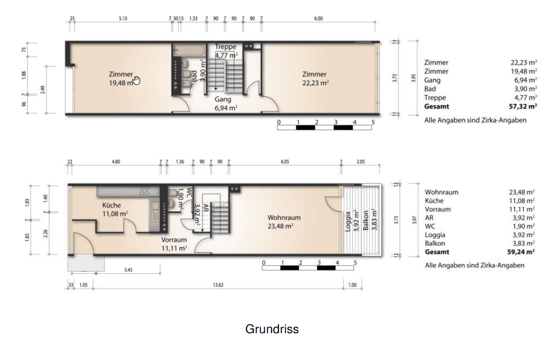 Grundriss Wohnung