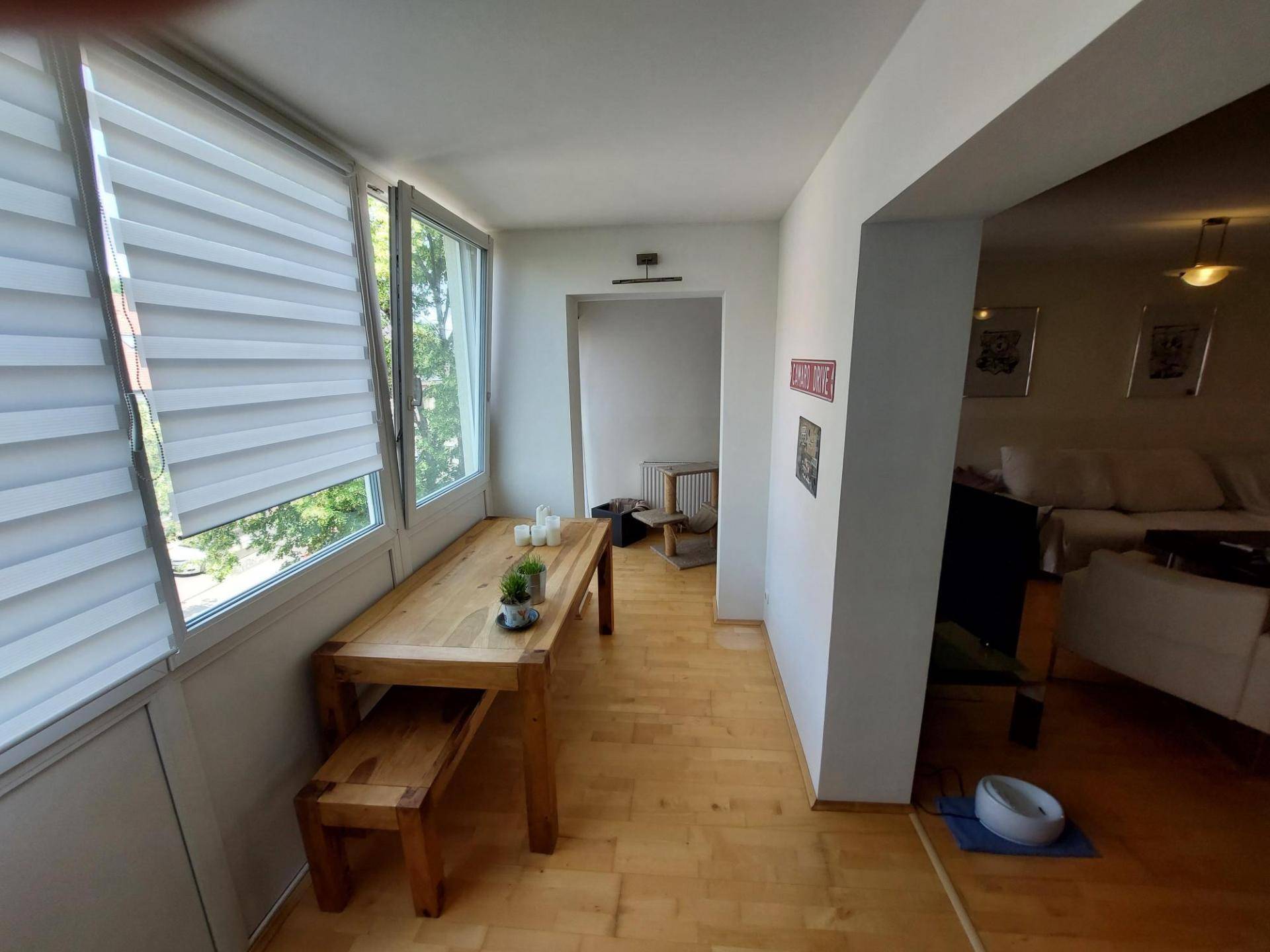 Ehemalige Loggia, in Wohnraum integriert