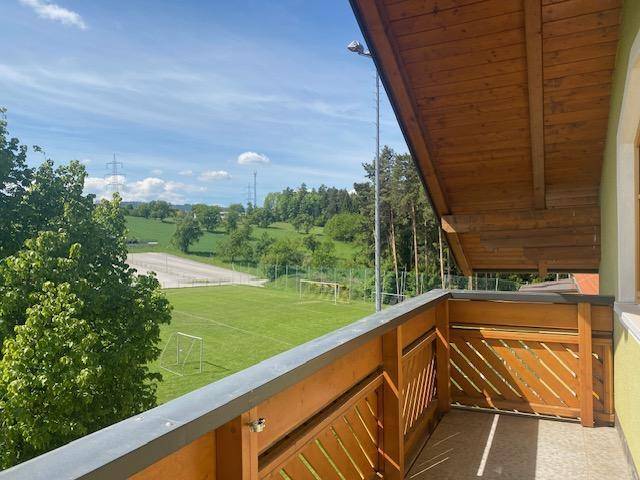 Balkon und Aussicht
