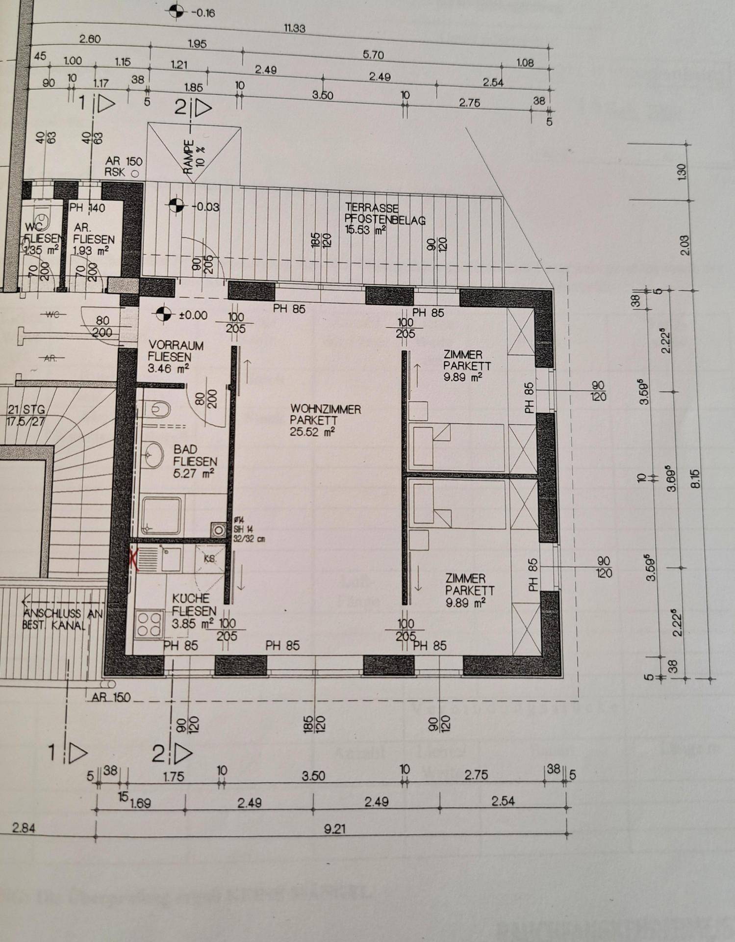 PLan OG 2. Wohneinheit