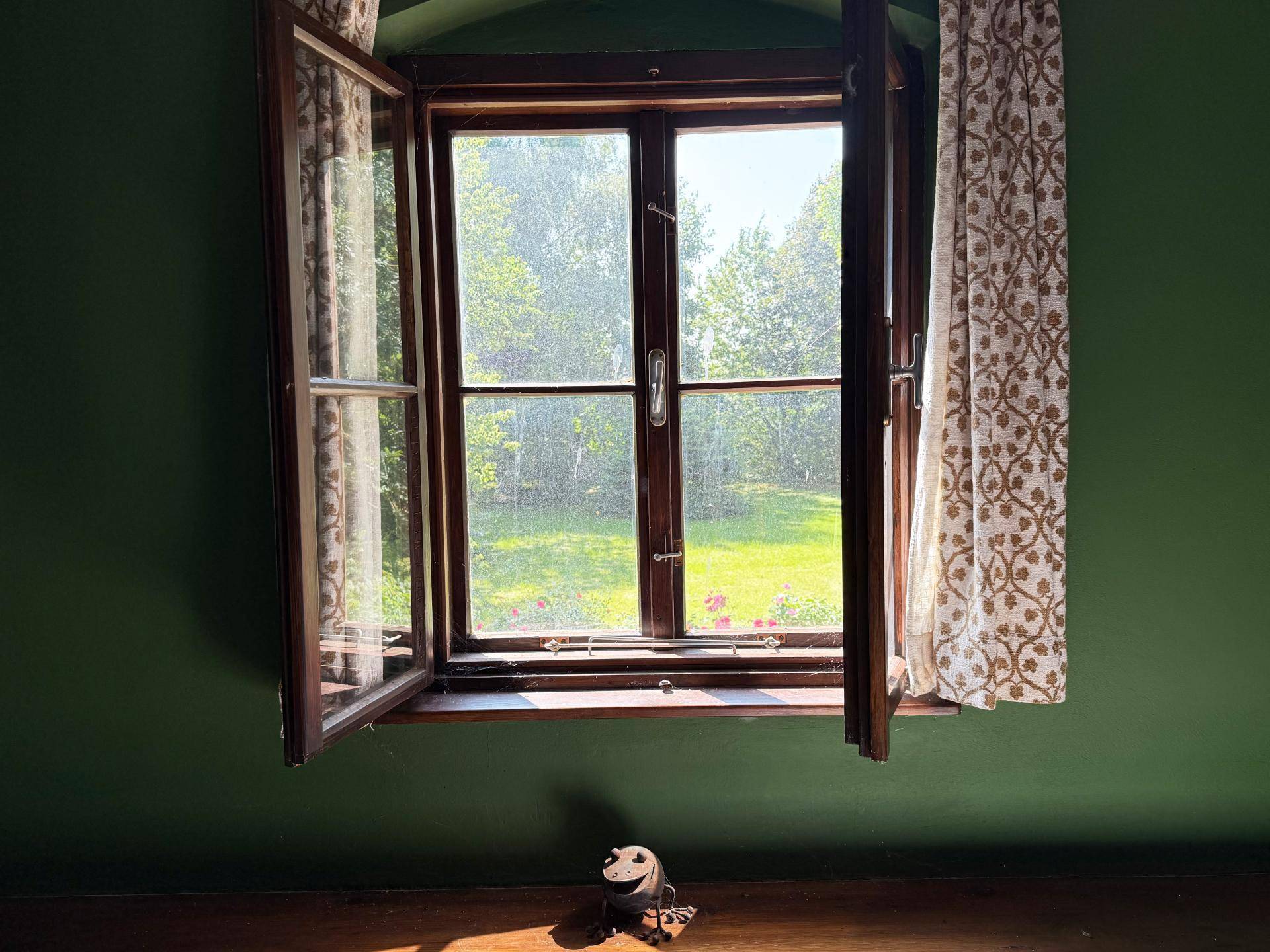 Blick aus Gästewohnung 1 gen Park