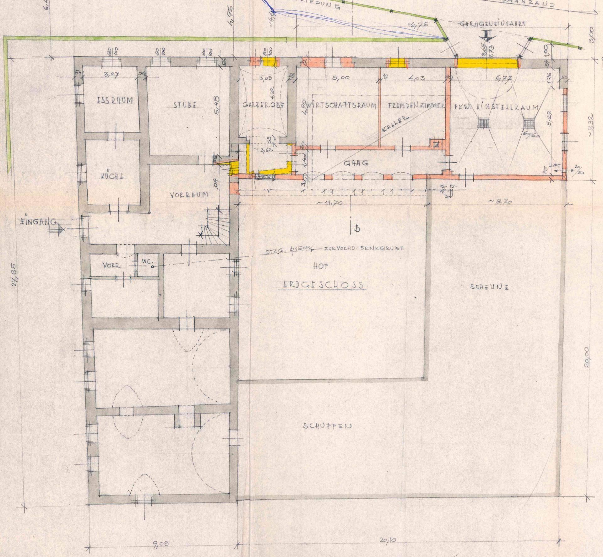 EG Plan aus 1972